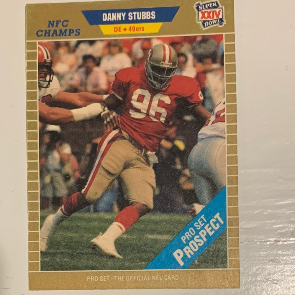 Danny Stubbs 1989 Pro Set #537 Football Card